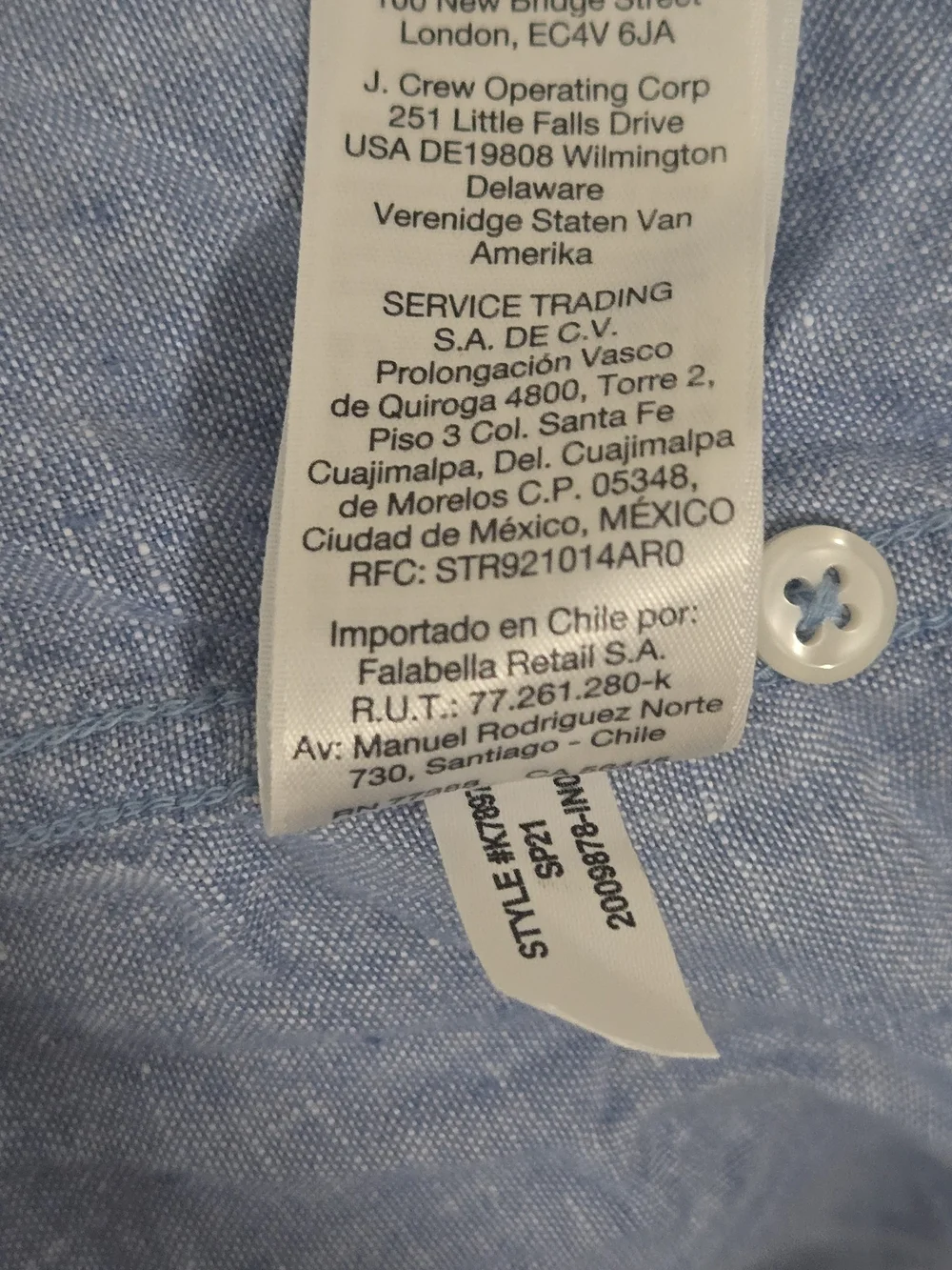 J Crew Linen Button-Down Shirt